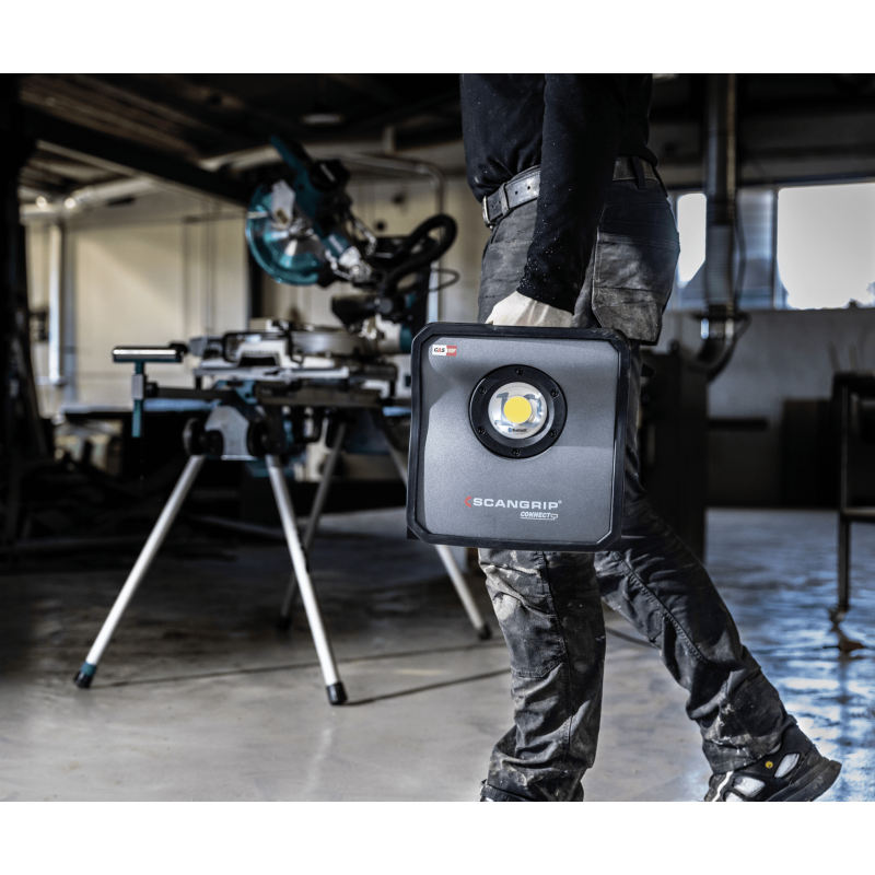 Scangrip Nova 10 Connect. Потужний прожектор з Bluetooth управлінням