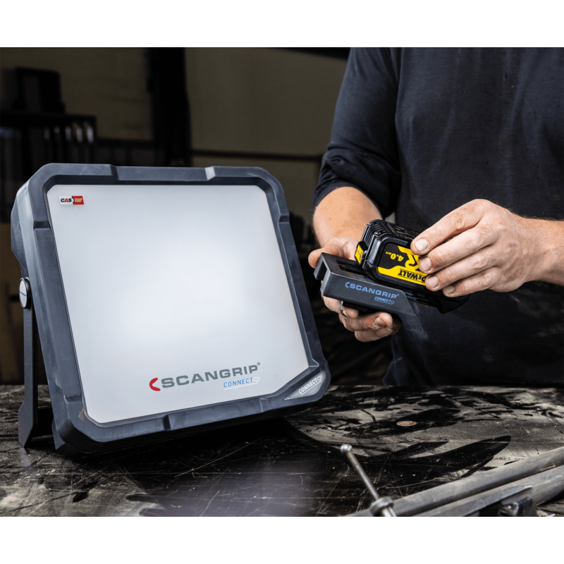 Scangrip Vega 4 Connect. Світлодіодний прожектор із розсіяним світлом на акумуляторі