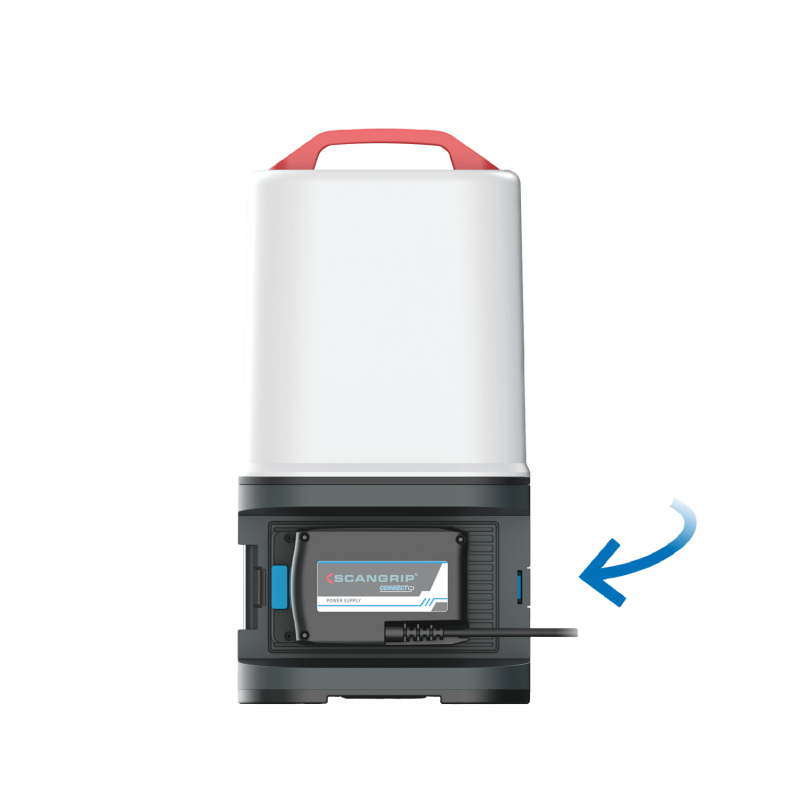 Scangrip Area 10 Connect. Акумуляторний прожектор із круговим освітленням