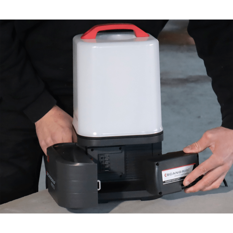 Scangrip Area 10 Connect. Акумуляторний прожектор із круговим освітленням