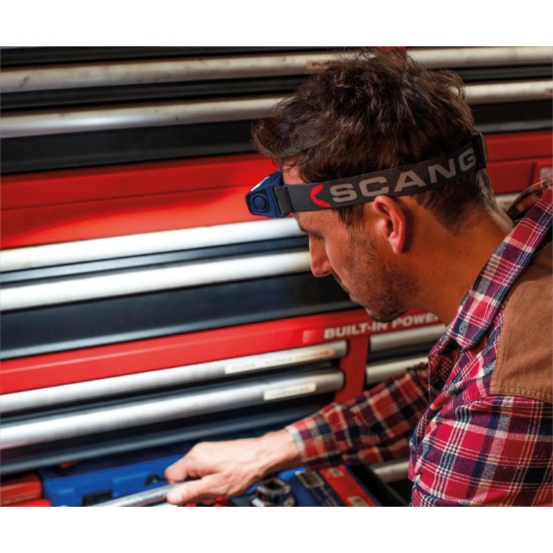 Scangrip I-View 2.0. Налобний ліхтар на акумуляторі з безконтактним датчиком