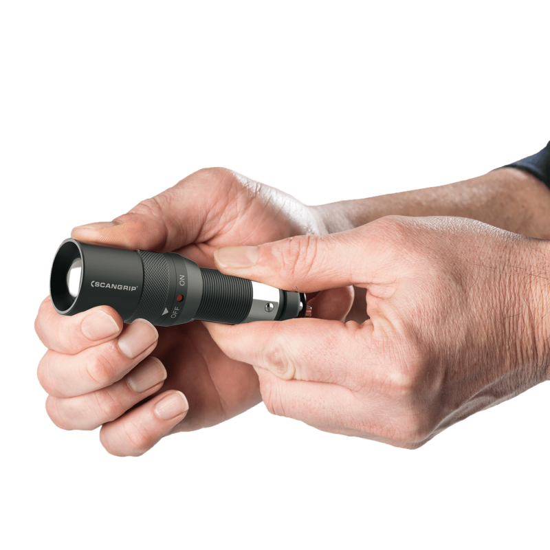 Scangrip Flash 12-24V 130 lm. Кишеньковий світлодіодний ліхтарик на акумуляторі