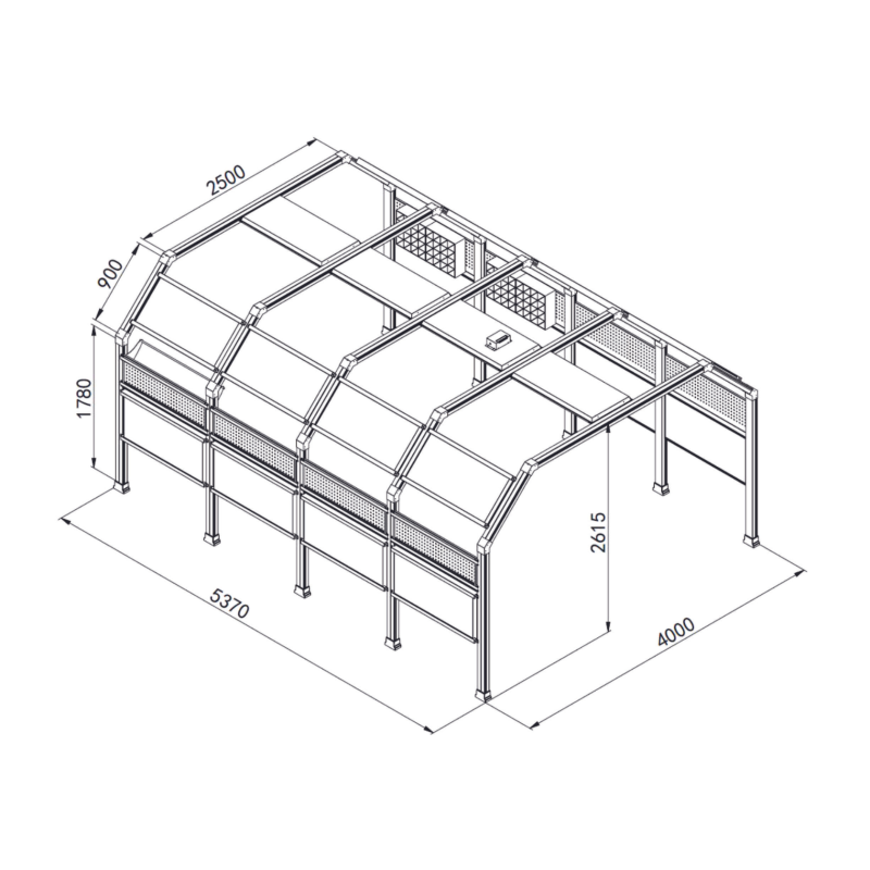 LED Lighting Tunnel CDL-1009. Світлодіодний світловий тунель