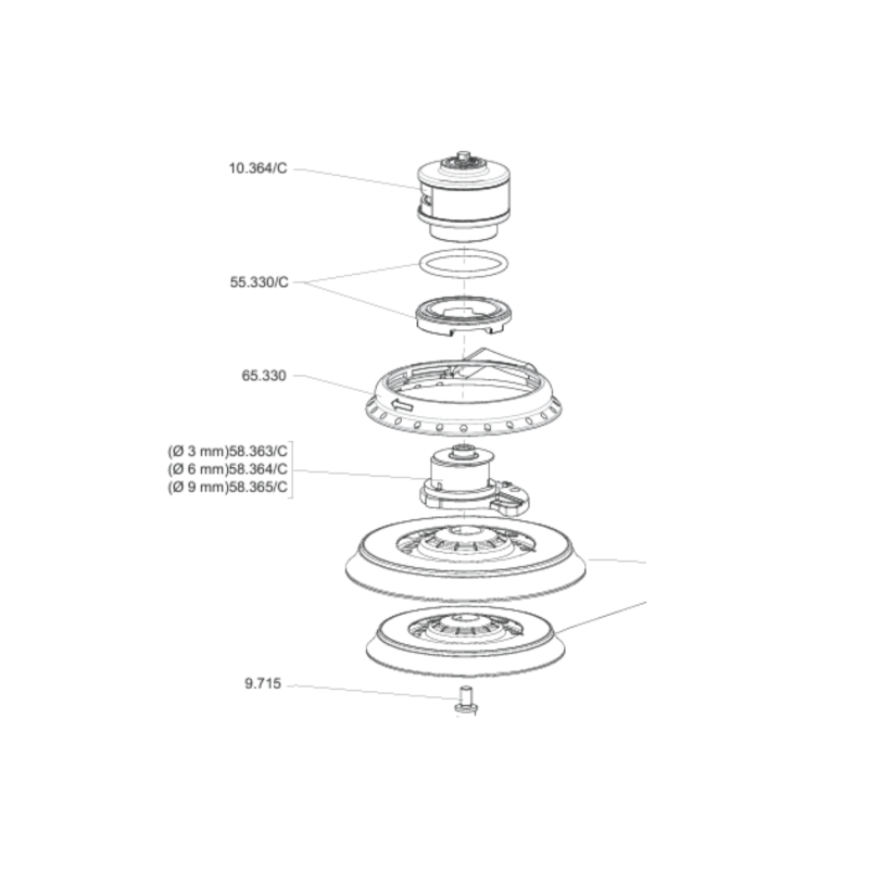RUPES RUBBER SHROUD RH Series. Гумовий кожух