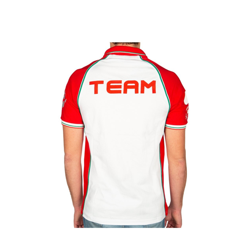 RUPES Polo Team Red & White XL. Поло RUPES Team Red & White