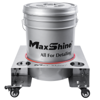 MaxShine Metal Bucket Dolly. Металевий візок для відер на колесах
