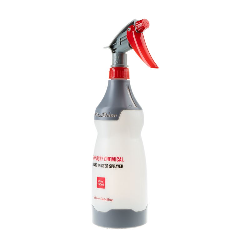 MaxShine Heavy Duty Chemical Resistant Trigger Sprayer Gray 750 ml. Хімостійкий обприскувач