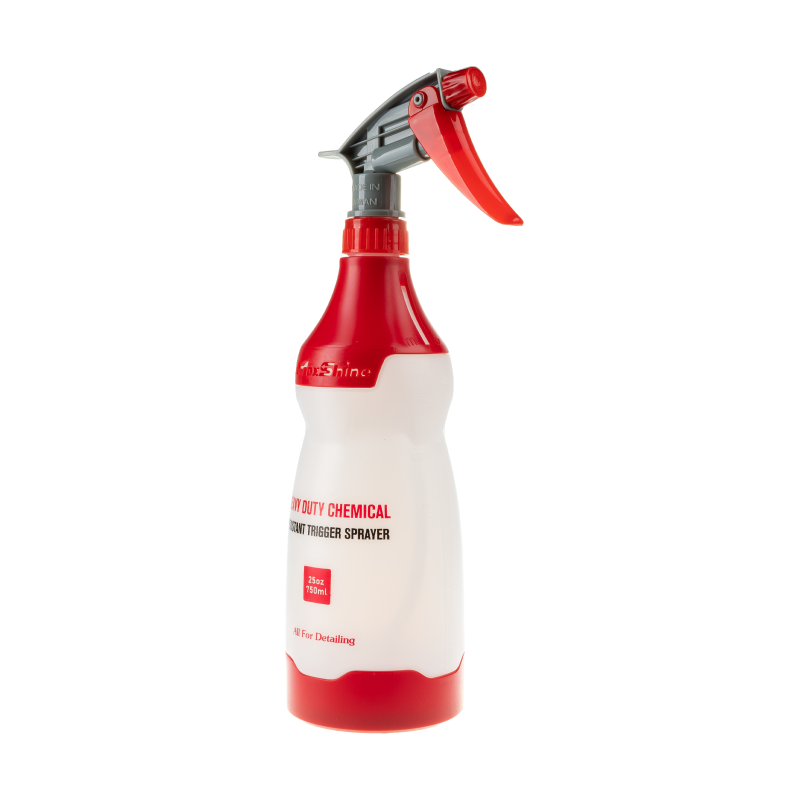 MaxShine Heavy Duty Chemical Resistant Trigger Sprayer Red 750 ml. Хімстійкий обприскувач