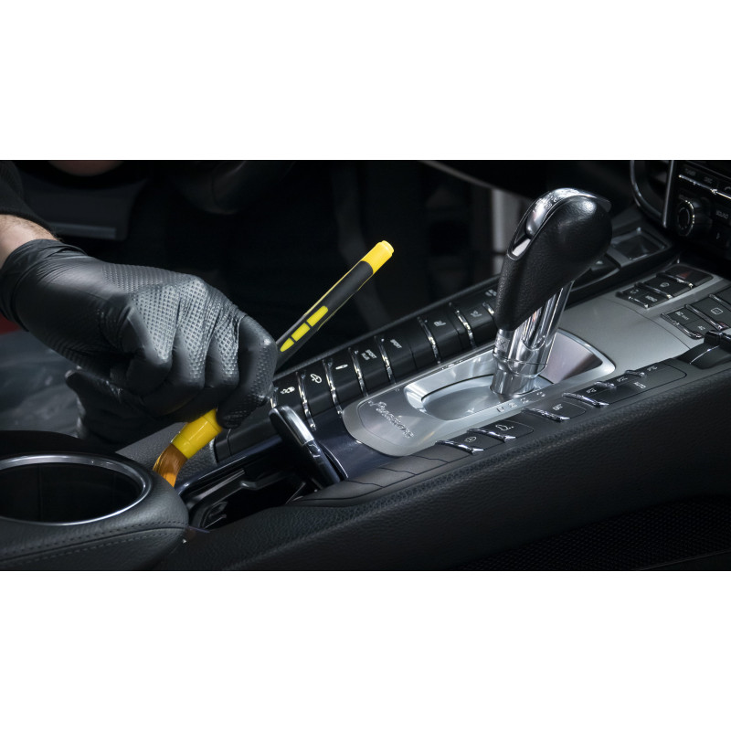 Work Stuff Detailing Brush Rubber Albino 16 mm. Хімстійкий синтетичний пензель с прогумованою ручкою