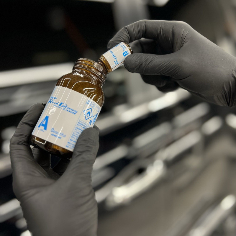 Кварцове покриття G'zox New Real Glass Coat Kit. Для глибокого глянсового блиску та гідрофобних властивостей