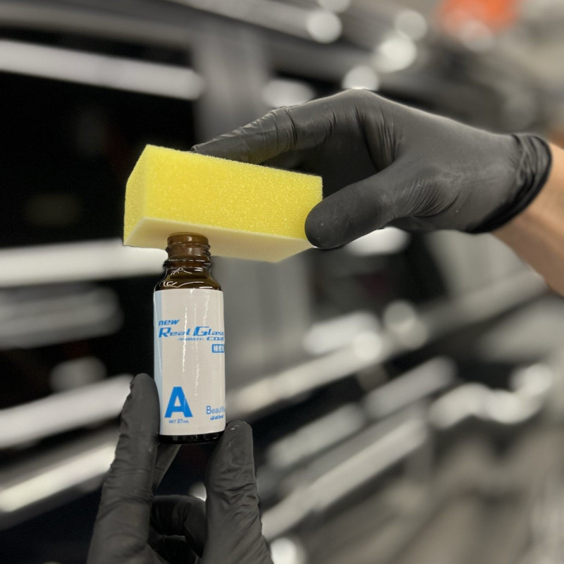 Кварцове покриття G'zox New Real Glass Coat Repair Kit. Для глибокого глянсового блиску та гідрофобних властивостей