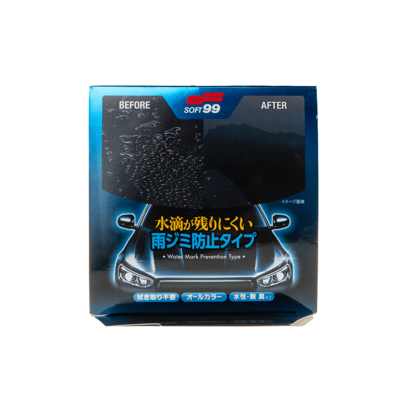 Твердий віск SOFT99 Hydro Gloss Wax Mark Prevention. Для відновлення властивостей кварцових покриттів, з гідрофільним ефектом