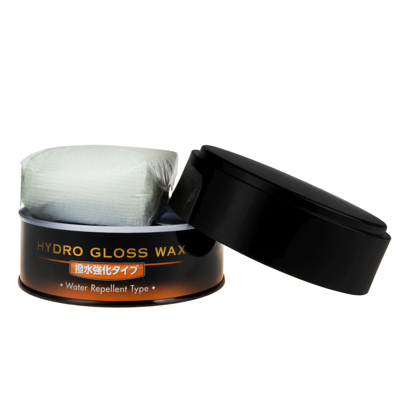 Твердий віск SOFT99 Hydro Gloss Wax Water Repellent Type. Для потужного гідрофобу та відновлення захисних покриттів