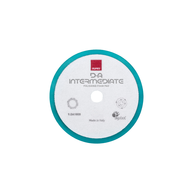 Полірувальний круг RUPES D-A Intermediate Foam Polishing Pad Ø180 mm. З поролону середньої твердості, Ø150/180 мм
