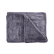Мікрофібровий рушник CDL Dual Layer Twisted Towel Gray. Для сушки кузова та видалення пилу