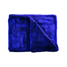 Мікрофібровий рушник CDL Dual Layers Twisted Towel Blue. Для сушки кузова та видалення пилу