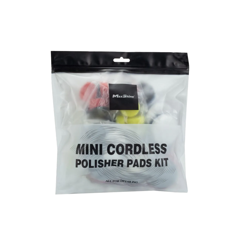 Набір полірувальних кругів MaxShine Cordless Mini Polishing Pads Kit V2. З поролону, мікрофібри та шерсті