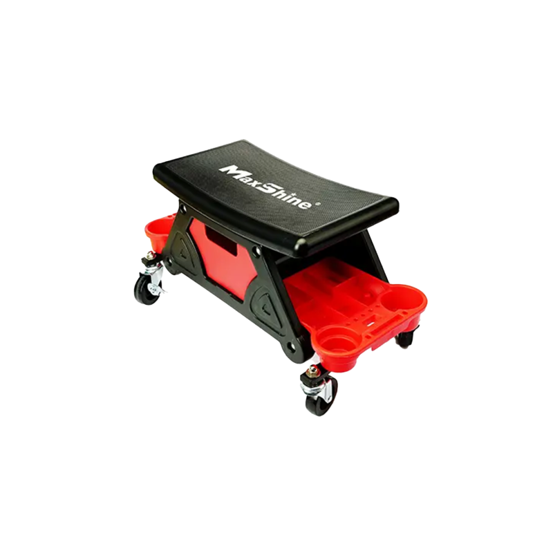 Стілець на колесах MaxShine Detailer’s Rolling Creeper. З бічними кошиками та висувною скринькою