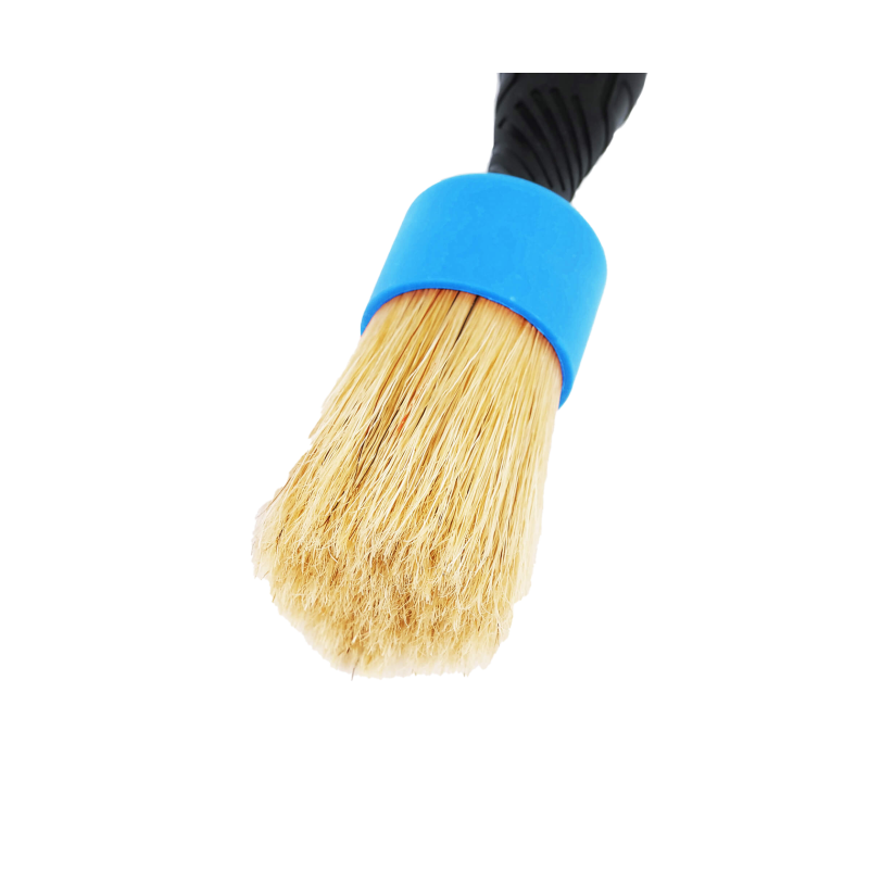 Пензель з натуральної щетини MaxShine Natural Boar's Stubby Brush. Для внутрішнього та зовнішнього детейлінгу