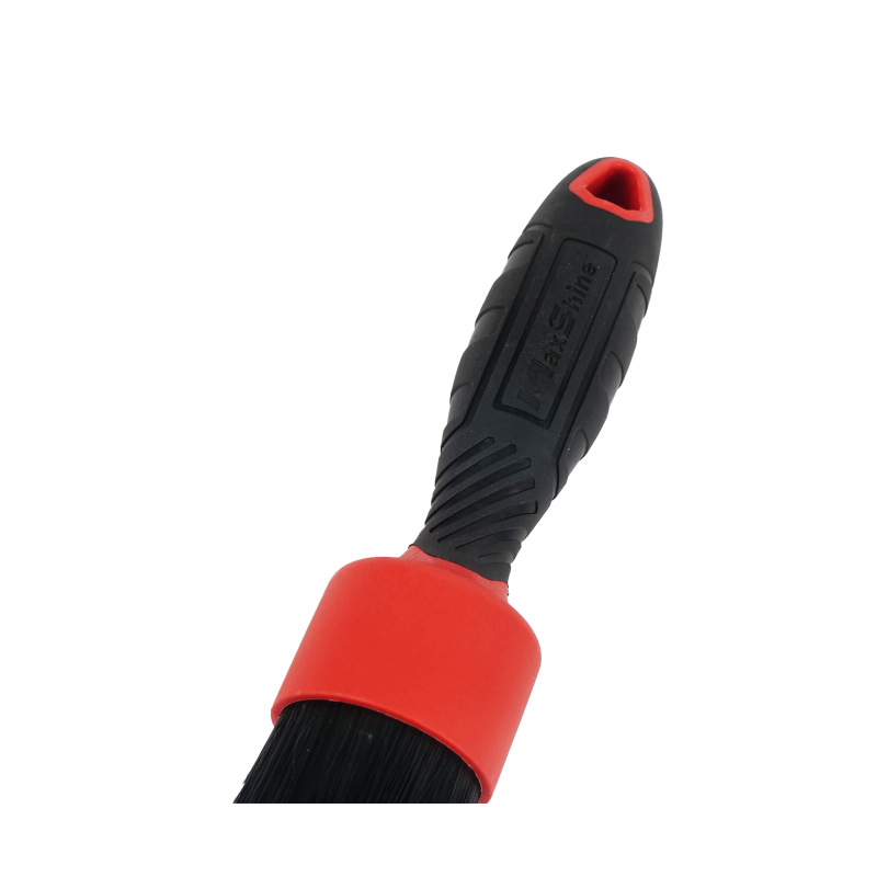 Гібридний пензель MaxShine Mixed Bristle Detailing Stubby Brush. Для видалення стійких забруднень та зовнішньої мийки
