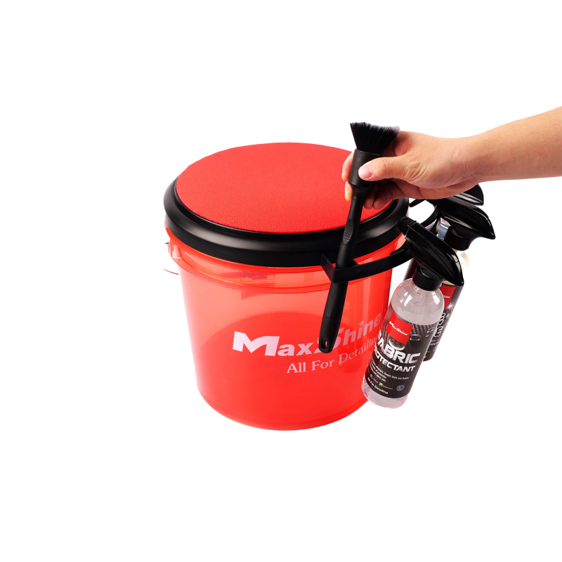 Кришка-сидіння MaxShine Multifunction Bucket Lid Seat Red. Для відра