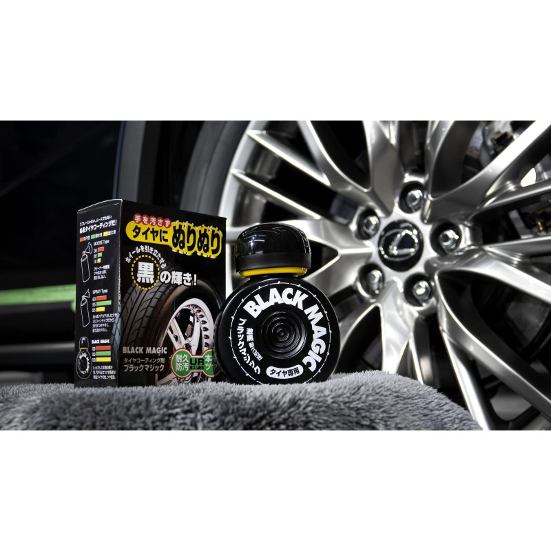 Чорніння для шин SOFT99 Black Magic. Для глянцевого блиску