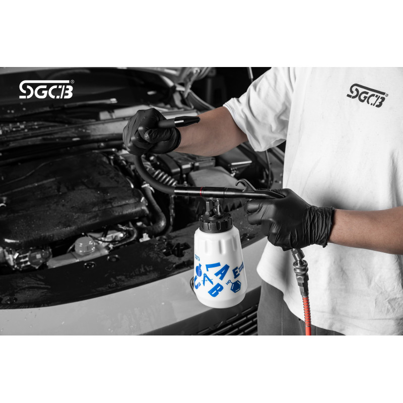 Торнадор для хімчистки SGCB Flexible Hose Nozzle Cleaning Gun. Для чистки моторного відсіку, з подачею хімії та гнучким носом