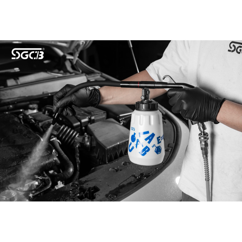 Торнадор для хімчистки SGCB Flexible Hose Nozzle Cleaning Gun. Для чистки моторного відсіку, з подачею хімії та гнучким носом