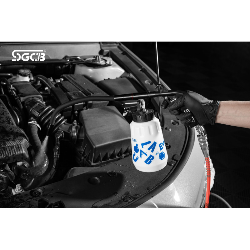 Торнадор для хімчистки SGCB Flexible Hose Nozzle Cleaning Gun. Для чистки моторного відсіку, з подачею хімії та гнучким носом