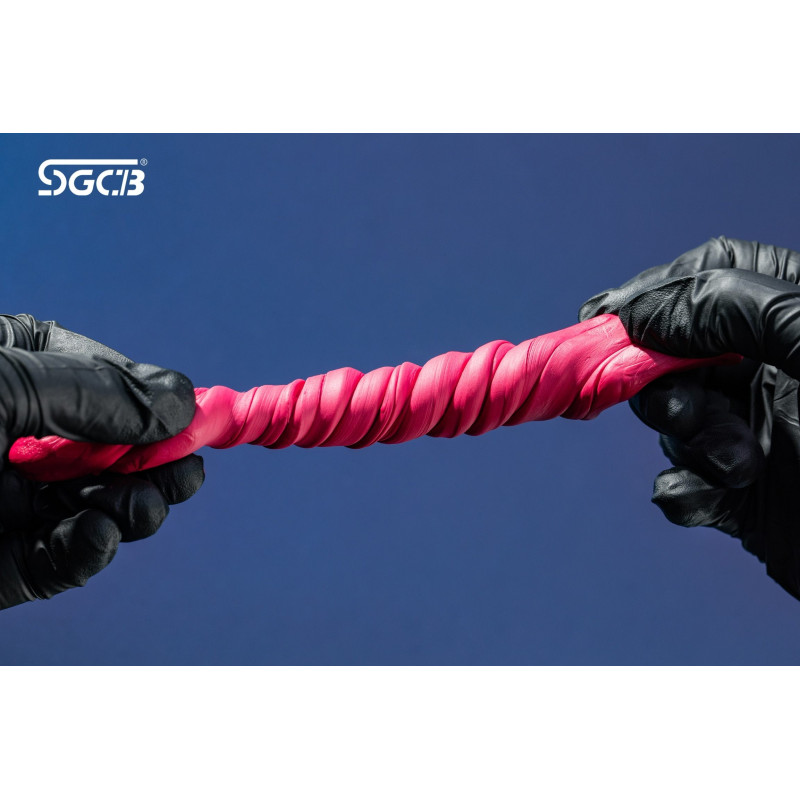 Жорстка синтетична глина SGCB Clay Bar Red. Для очистки забруднень, що в'їлися