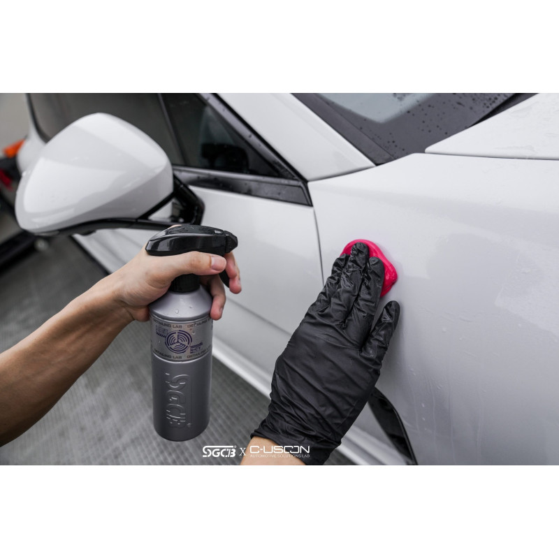 Жорстка синтетична глина SGCB Clay Bar Red. Для очистки забруднень, що в'їлися