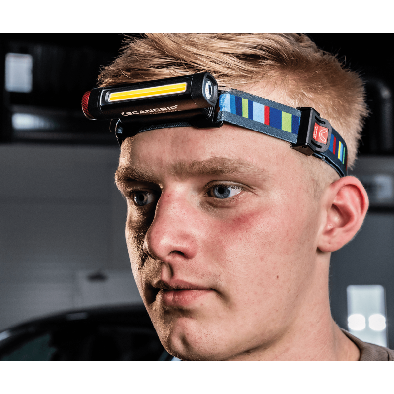 Налобний ліхтар Scangrip Unimatch. Для детейлінгу, кольоропідбору та інспекції