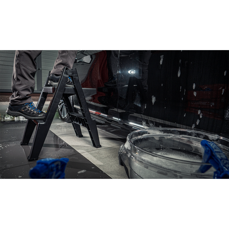 Драбина пластикова SGCB Plastic Double Side Car Cleaning Stool. Для роботи у важкодоступних місцях