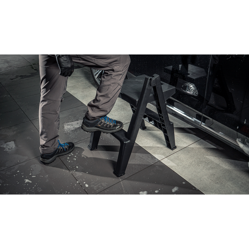 Драбина пластикова SGCB Plastic Double Side Car Cleaning Stool. Для роботи у важкодоступних місцях