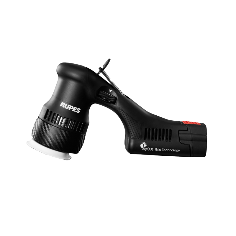 RUPES HLR75 Mini iBrid Polisher BETA. Полірувальна машина на акумуляторі з ексцентриковим приводом