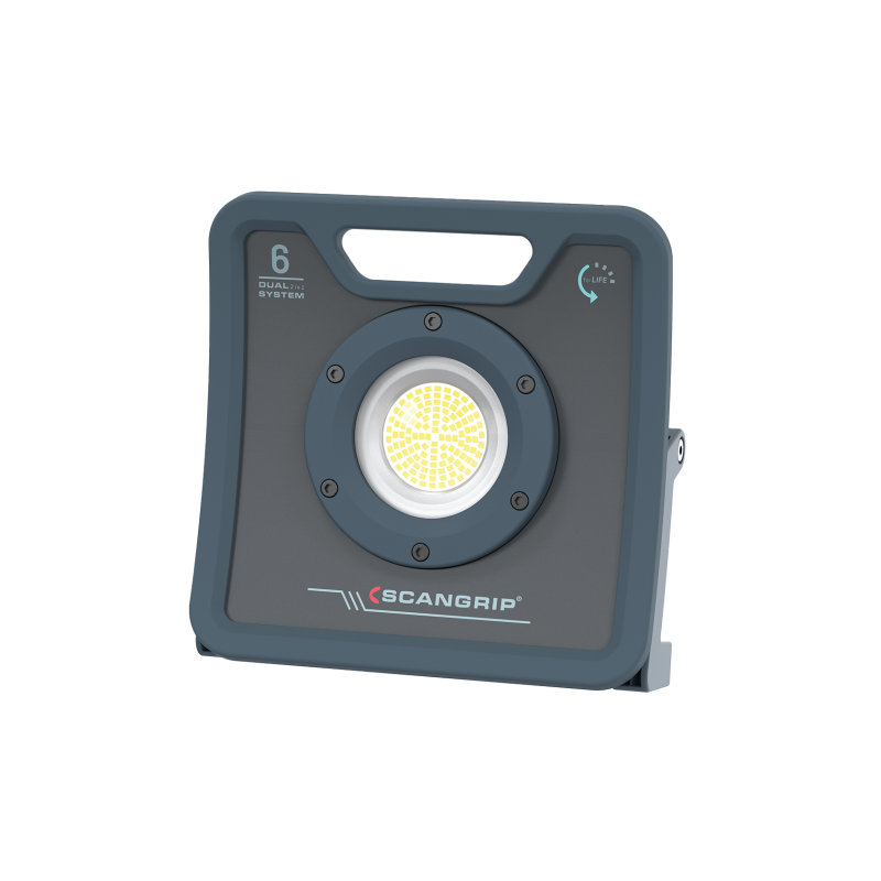 Світлодіодний прожектор Scangrip NOVA 6 C+R for Life. З мережевим кабелем та акумулятором