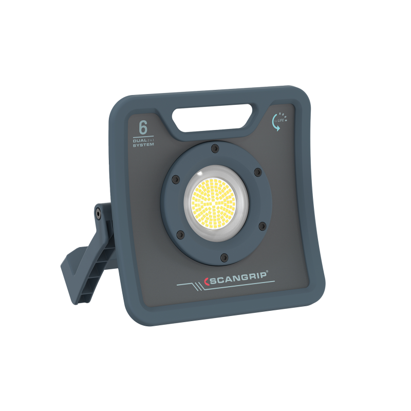 Світлодіодний прожектор Scangrip NOVA 6 C+R for Life. З мережевим кабелем та акумулятором