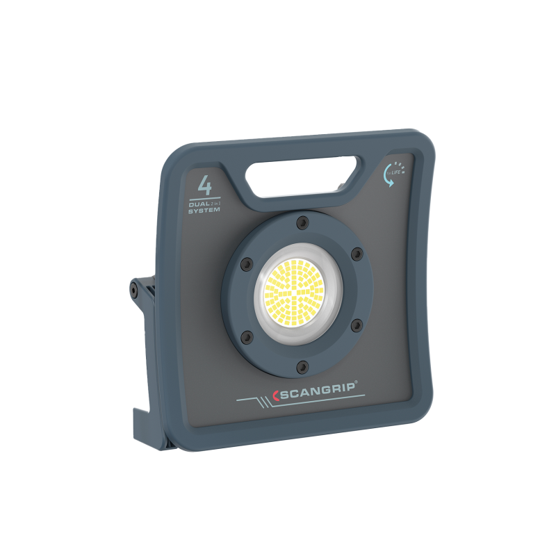 Світлодіодний прожектор Scangrip NOVA 4 C+R for Life. З мережевим кабелем та акумулятором