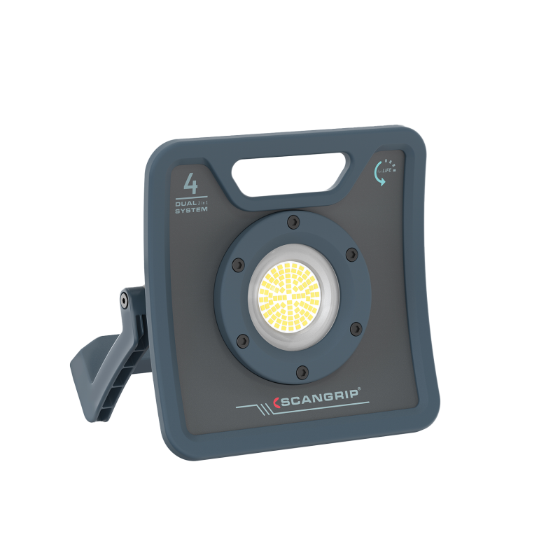 Світлодіодний прожектор Scangrip NOVA 4 C+R for Life. З мережевим кабелем та акумулятором