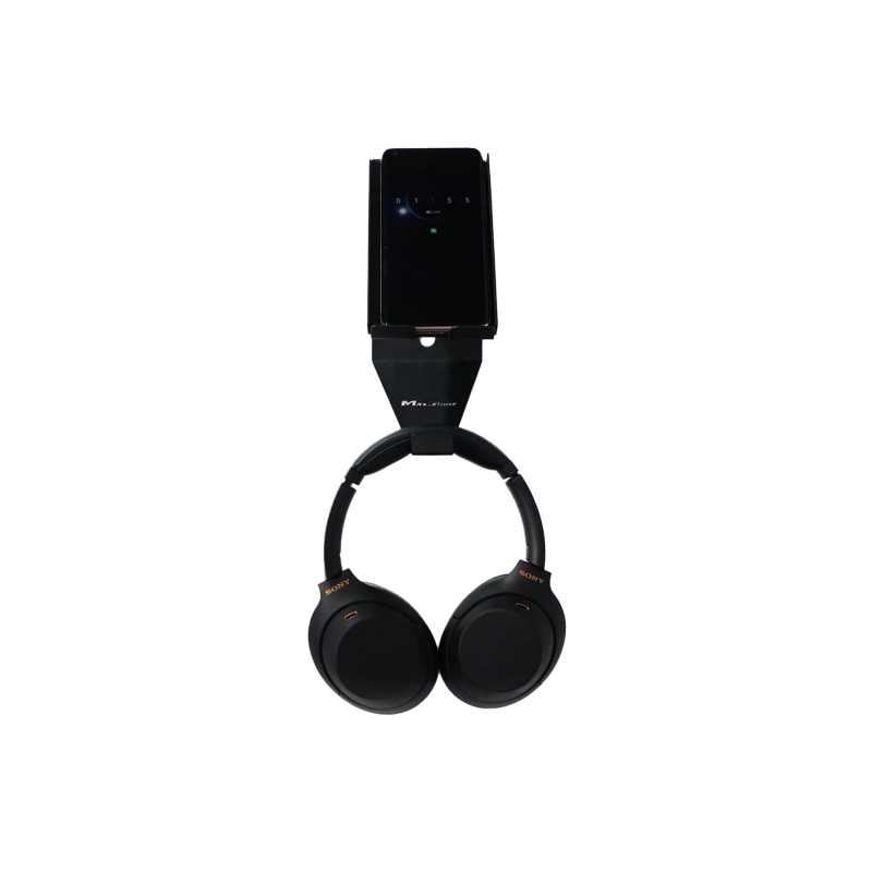 Настінний тримач MaxShine Phone & Headphone Holder. Для смартфона та навушників