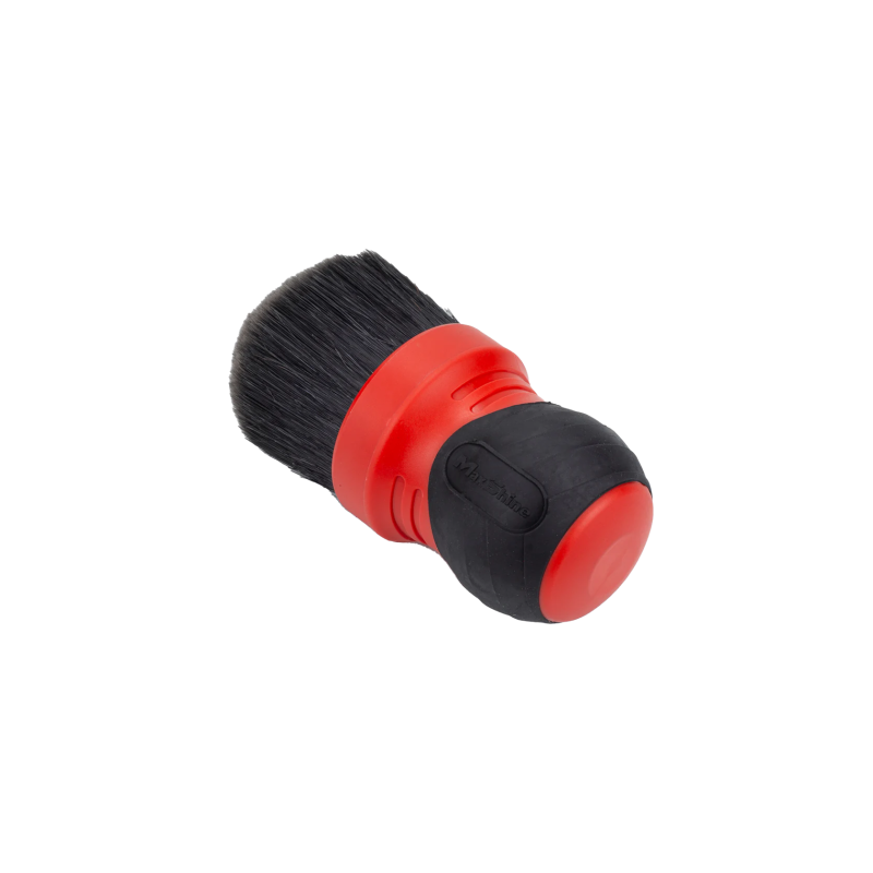 Гібридний пензель MaxShine Curved Grip XL Detailing Brush Mixed. Для внутрішнього та зовнішнього детейлінгу