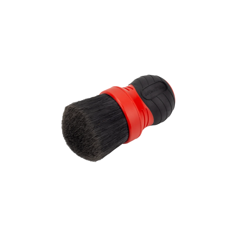 Гібридний пензель MaxShine Curved Grip XL Detailing Brush Mixed. Для внутрішнього та зовнішнього детейлінгу