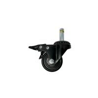 Змінне колесо MaxShine Wheels for Bucket Dolly. Для візків під відра, зі стопором