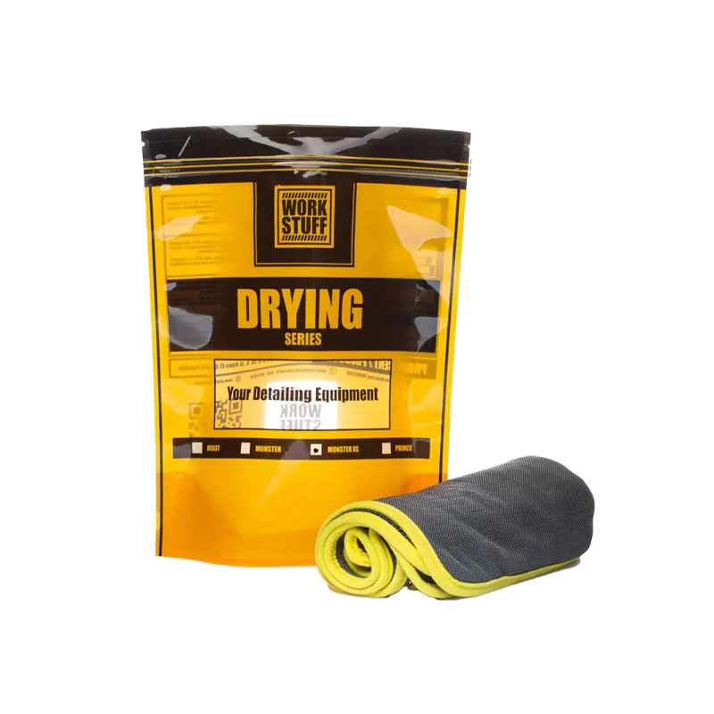 Мікрофібровий рушник Work Stuff MONSTER XS Drying Towel. Для сушки кузова, видалення пилу та залишків воску