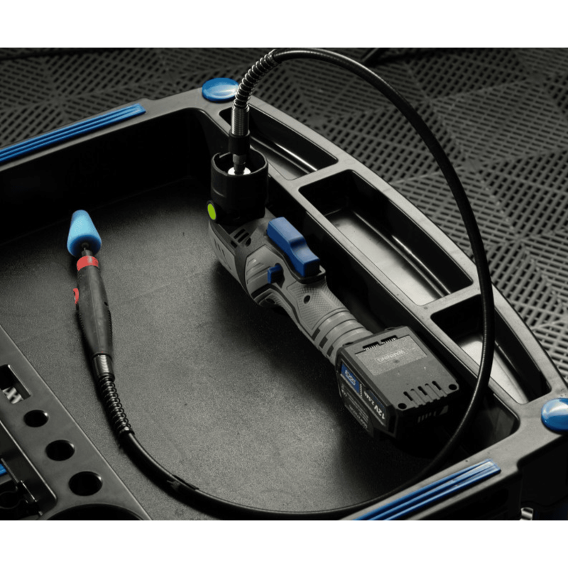 Полірувальна машина SGCB Cordless Carbon Brushless Mini Detail Polisher. З ексцентриковим обертанням, на акумуляторі