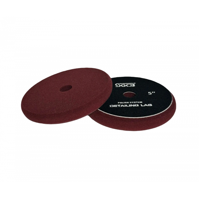 Полірувальний круг SGCB Buffing Foam Pad Wine Ø125 mm. З м'якого поролону, Ø130/140 мм