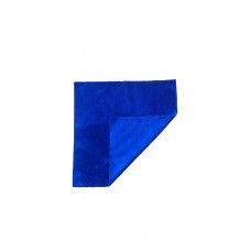 Cуперм'яка мікрофібра без окантовки різноворсова синя