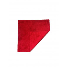 Cуперм'яка мікрофібра без окантовки різноворсовачервона