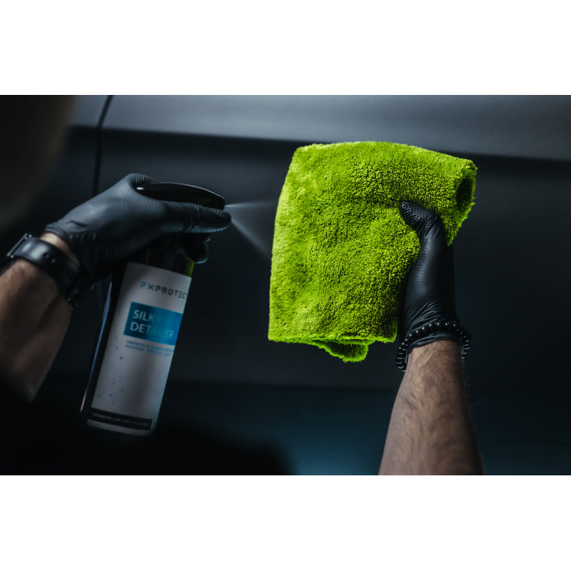 Безкаркасна м’яка мікрофібра FX Protect Grassy Green, 40х40см