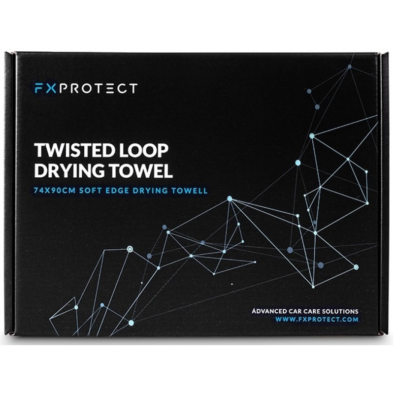 Суперпоглинаючий рушник для сушки автомобіля FX Protect Twisted Loop Drying Towel, 74×90см